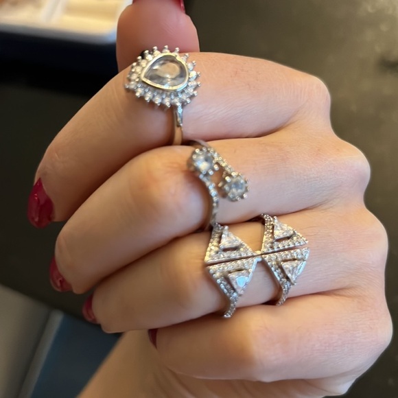 3 for $30  diamond rings 💍 - Picture 3 of 5